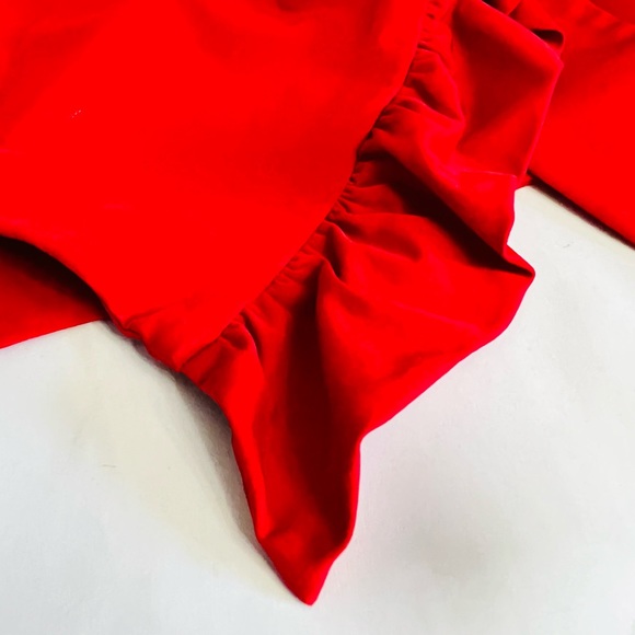 DVF Iconic Nylon Ruffle Mini Wrap Dress •  ‘Andra’ - Picture 10 of 10